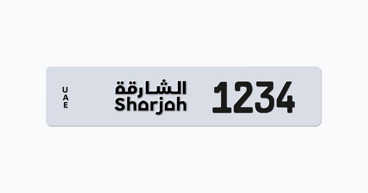 Buy 4-Digit Sharjah VIP Plates | LuxuryPlates.ae